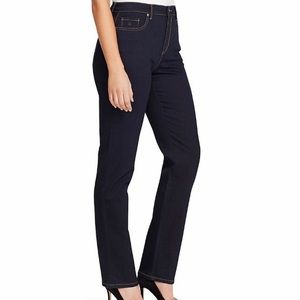 Gloria Vanderbilt Amanda‎ Black Wash Jeans 8